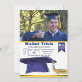 Plafond de diplôme - Invitation photo (Devant)