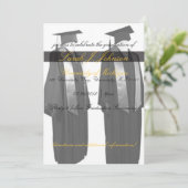 Plafond de diplômes et invitations à des fêtes (Debout devant)