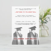 Plafond de diplômes et invitations à des fêtes (Debout devant)