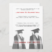 Plafond de diplômes et invitations à des fêtes (Devant / Derrière)