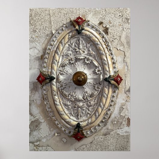 Plafond Medaillon Poster (Voorkant)