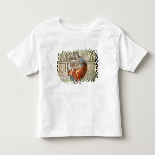 Plafond van sistine Chapel: Delphic Sibyl Kinder Shirts (Voorkant)