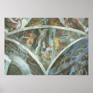 Plafond van sistine Chapel: Haman Poster