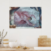 Plafond voor sistine Chapel 3 Poster (Keuken)