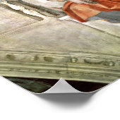 Plafond voor sistine-chapel: Delfisch sibyl Poster (Hoek)