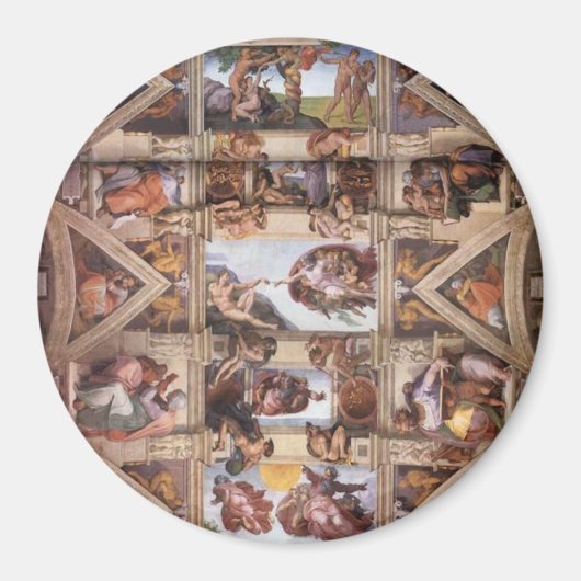 Plafond voor sistine Chapel Magneet (Voorkant)