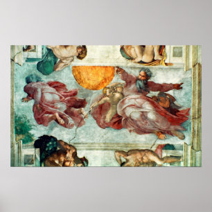 Plafond voor sistine Chapel Poster