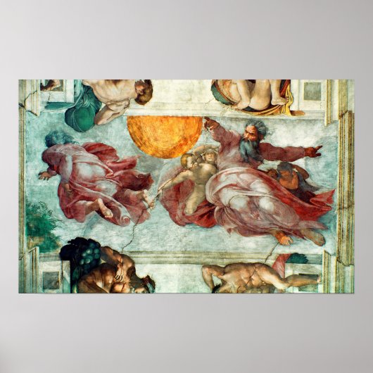 Plafond voor sistine Chapel Poster (Voorkant)