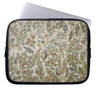 Plafonddecoratie met bloemen en vogels (mozaïek) laptop sleeve