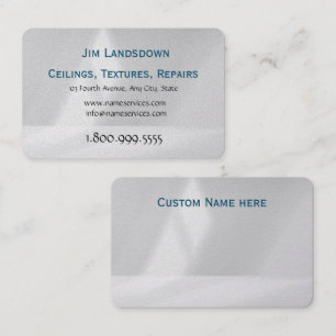 Plafonds, texturen, reparaties, aangepast Visiteka Visitekaartje