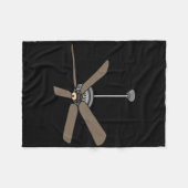 Plafondventilator Lazy DIY Halloween Kostuum Fun G Fleece Deken (Voorkant (Horizontaal))