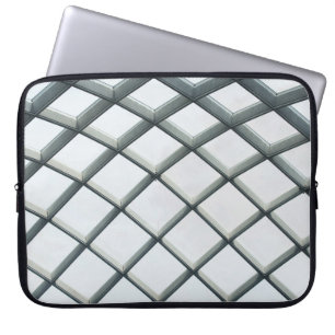 plafondwitte metalen en glazen koepel laptop sleeve