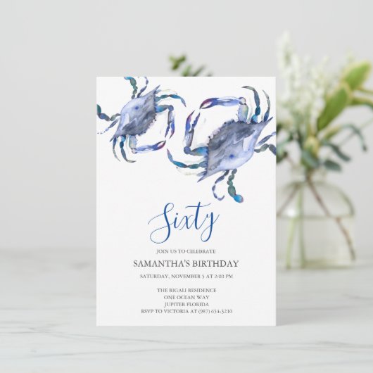 Plage 60e anniversaire Invitations (Debout devant)