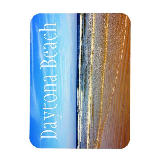 Plage à Daytona Beach, Floride Magnet (Vertical)
