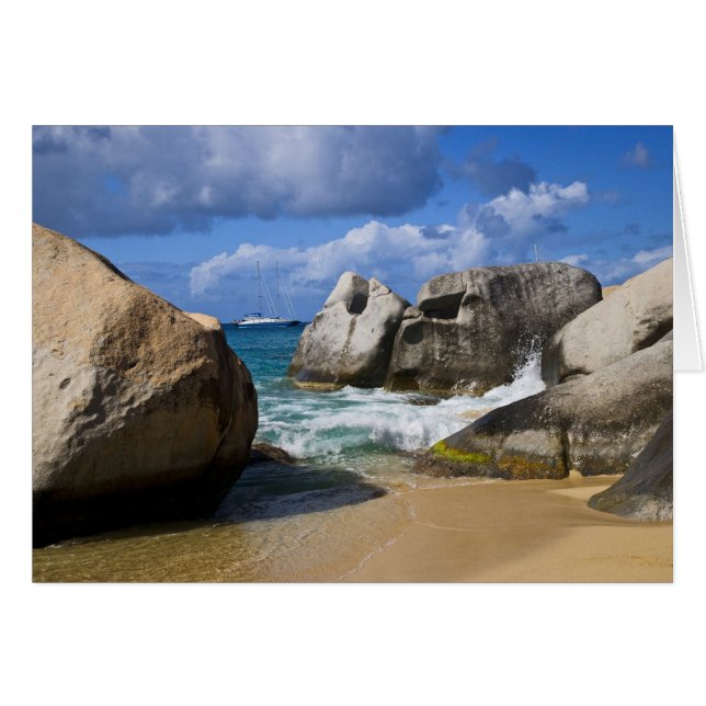 Plage à Virgin Gorda, Îles Vierges britanniques (Devant horizontal)
