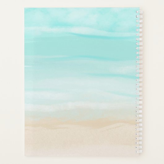 Plage Abstraite moderne (Dos)