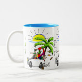 Plage Amusant Mug (Gauche)