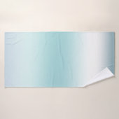 Plage Aqua Blue Ombre (Serviette de bain)