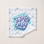 Plage Aquarelle Dollar Sable Prenez-le facilement (Gant de toilette)