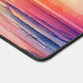 plage aquarelle rustique coucher de soleil (Coin)