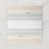 Plage Arbor Lavender Mariage Place Escort Cartes (Extérieur déplié)