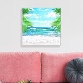 Plage Art-Tropical En Toile (Insitu(Salon))