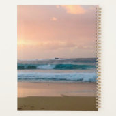 Plage au coucher du soleil avec océan (Dos)