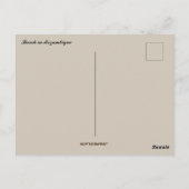 Plage au Mozambique Carte postale (Dos)