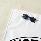 Plage Ayez un chien sur votre serviette de chien côté (En situation)