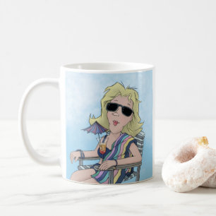 Plage Babe café Mug