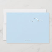 Plage Bachelorette Fête Invitation (Dos)