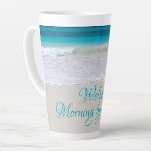 Plage Balnéaire Dit Tall Latte Mug