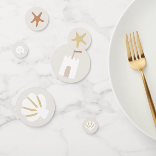 Plage Balnéaire Thème Coquillage Table Confetti (Groupe)