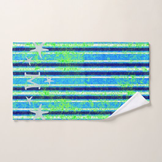 Plage Batik Stripes et set de serviettes de bain S (Serviette à main)