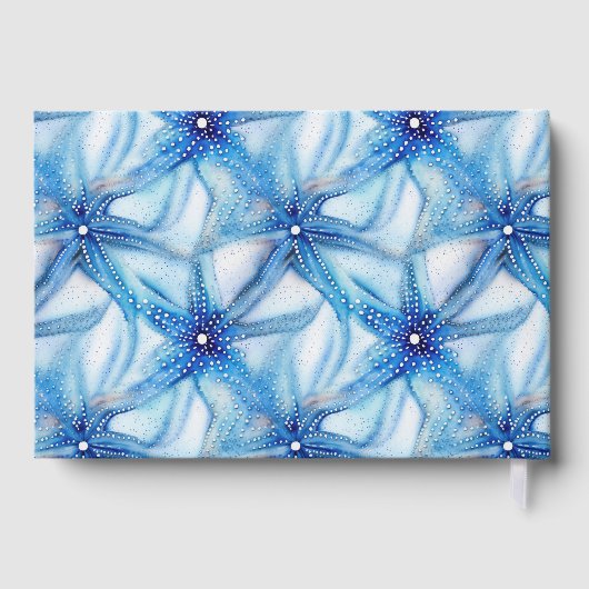 Plage bleu Starfish blanc feuille de destination c (Verso)