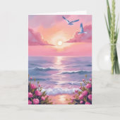 Plage Blush | Carte Côtière de Coucher de Soleil s (Devant)