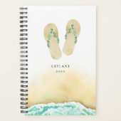 Plage Botanique Floral Flip Flops (Devant)