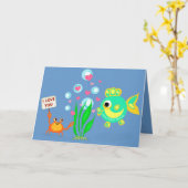 Plage Buddies Je suis désolé Carte de voeux (Fleur jaune)