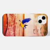 Plage Calme Scène Oiseau Mer (Verso Horizontal)