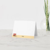 Plage Camper + Cartes classiques (Dos)