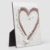 Plage Coeur de sable Valentine Plaque (Côté)