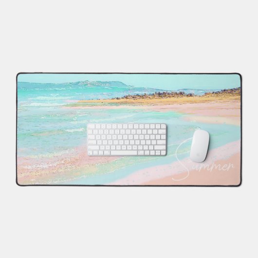 Plage colorée Côte Été (Clavier et souris)