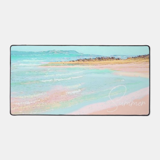 Plage colorée Côte Été (Recto)