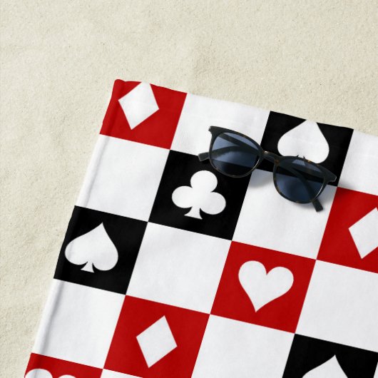 Plage Cool Gambling Casino motel serviette de piscine (En situation)