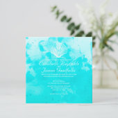 Plage Coquillages Destination Mariages Invitations (Debout devant)