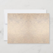 plage coquillages mariage merci cartes (Dos)