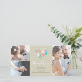 Plage Côte Coeur Nautique Mariage Merci (Debout devant)