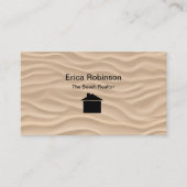 Plage Côté Immobilier Thème Business Cartes (Devant)