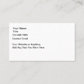 Plage Côtier Réaltor Thème Cartes de visite (Dos)