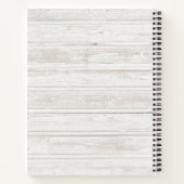 Plage côtière Baby shower de scène Livre d'or (Dos)